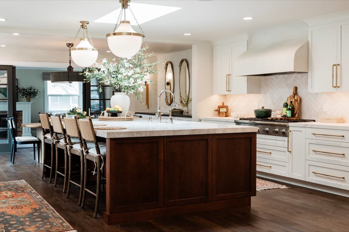 The Walnut Island Kitchen — detail